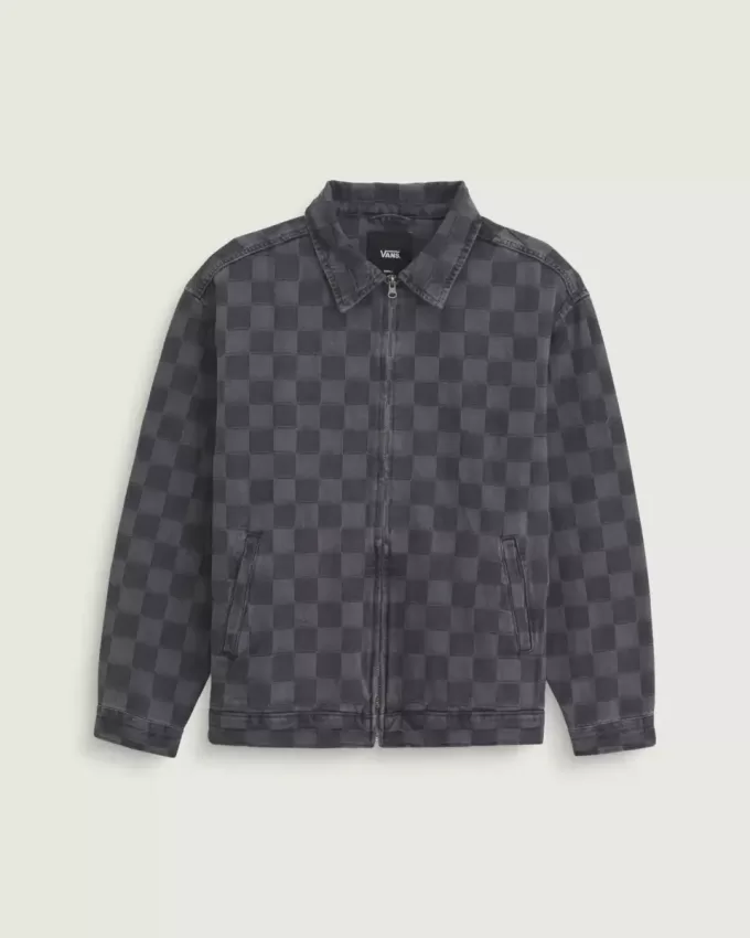 Pitstop Checkered Station Jeansjacke Pitstop Checkered Station Jeansjacke