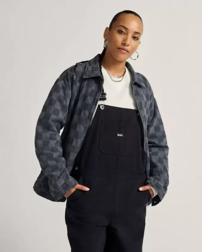 Pitstop Checkered Station Jeansjacke Pitstop Checkered Station Jeansjacke