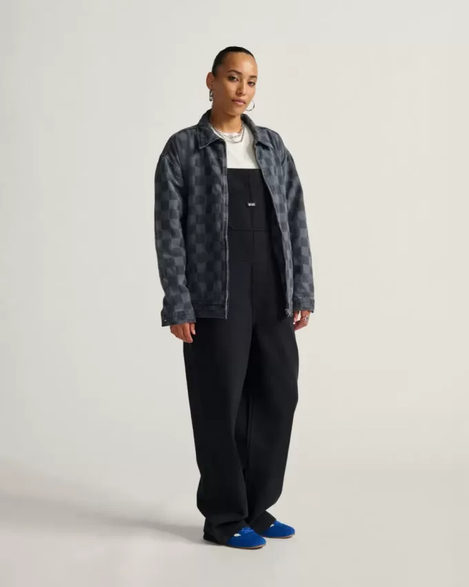 Pitstop Checkered Station Jeansjacke Pitstop Checkered Station Jeansjacke