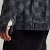 Pitstop Checkered Station Jeansjacke Pitstop Checkered Station Jeansjacke