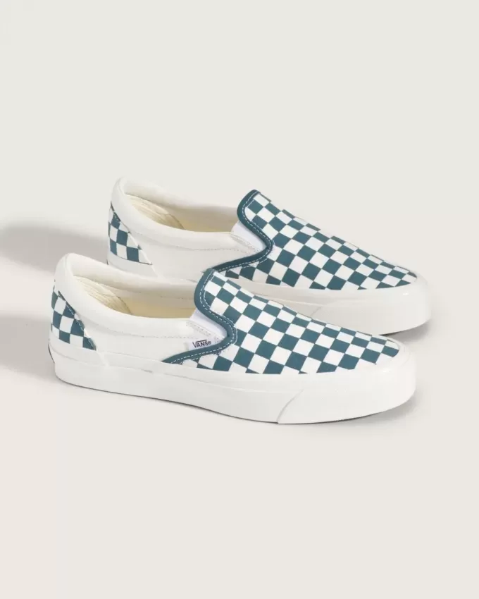 Premium Classic Slip-On-Schuh mit Schachbrettmuster Premium Classic Slip-On-Schuh mit Schachbrettmuster