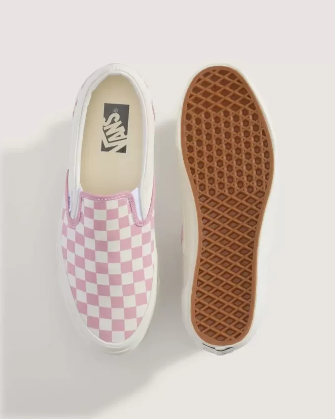 Premium Classic Slip-On-Schuh mit Schachbrettmuster Premium Classic Slip-On-Schuh mit Schachbrettmuster