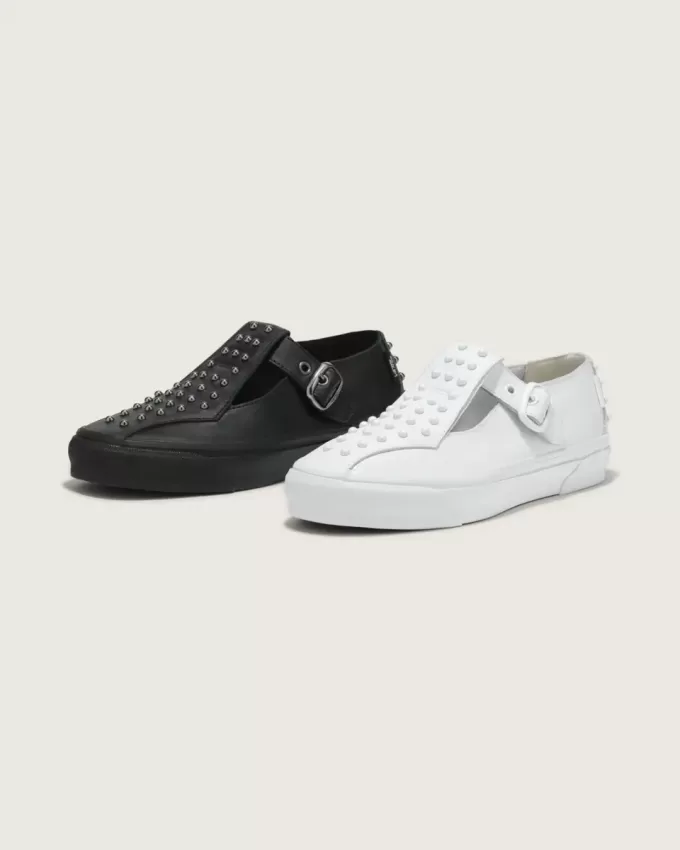 Premium Mary Jane-Schuh mit Perlenverzierung