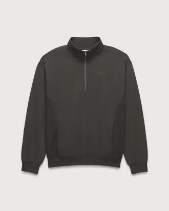 Premium-Sweatshirt mit halbem Reißverschluss