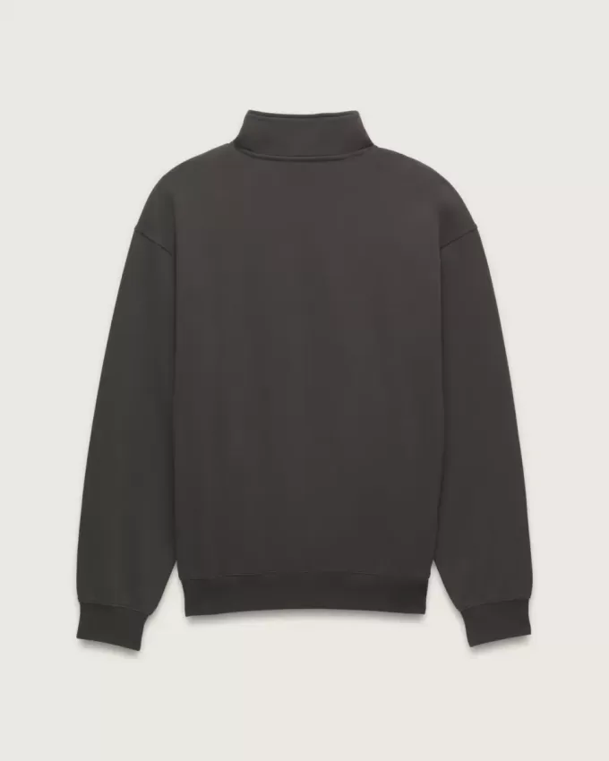 Premium-Sweatshirt mit halbem Reißverschluss