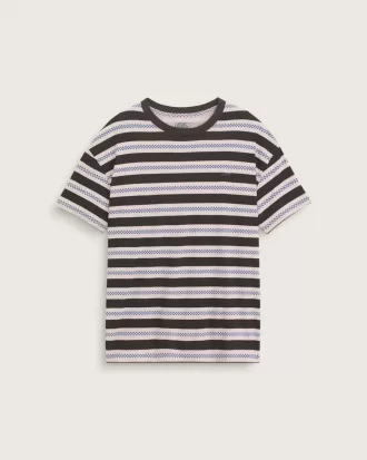 Salton T-Shirt mit Schachbrettstreifen