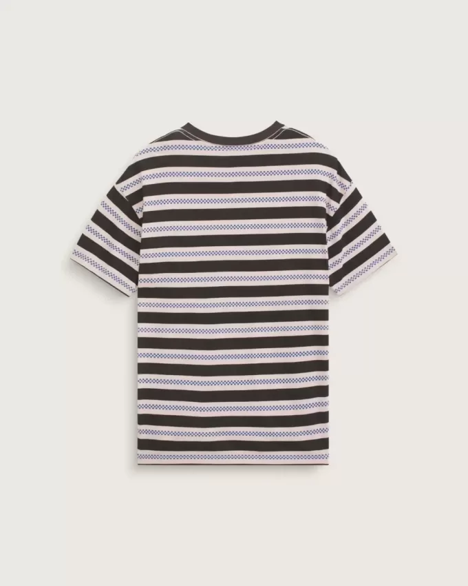 Salton T-Shirt mit Schachbrettstreifen