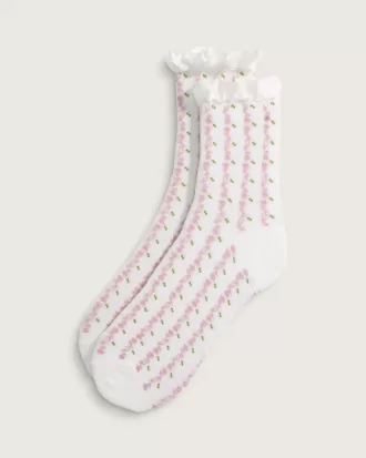 Sereno Crew-Socken mit Spitze