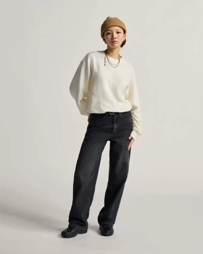 Sirelle 5-Pocket-Denim-Puddle-Hose