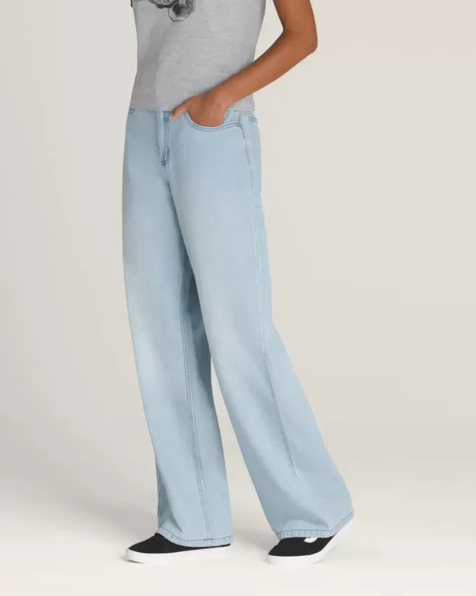 Sirelle 5-Pocket-Denim-Puddle-Hose