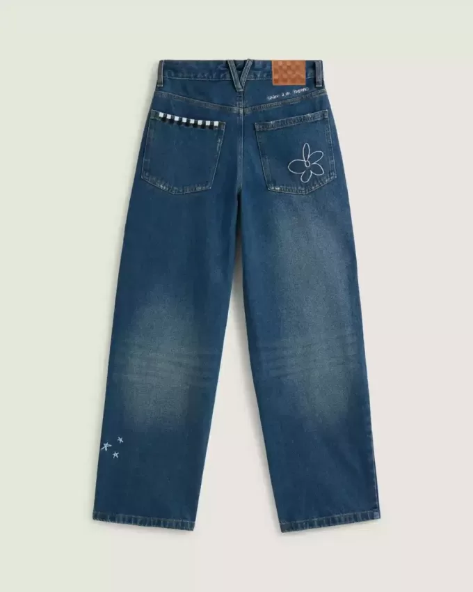 Sirelle bestickte Jeanshose