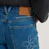 Sirelle bestickte Jeanshose