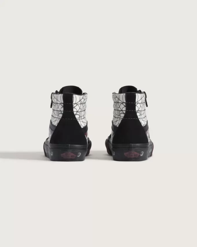 Sk8-Hi Halloween-Schuh für kleine Kinder mit seitlichem Reißverschluss