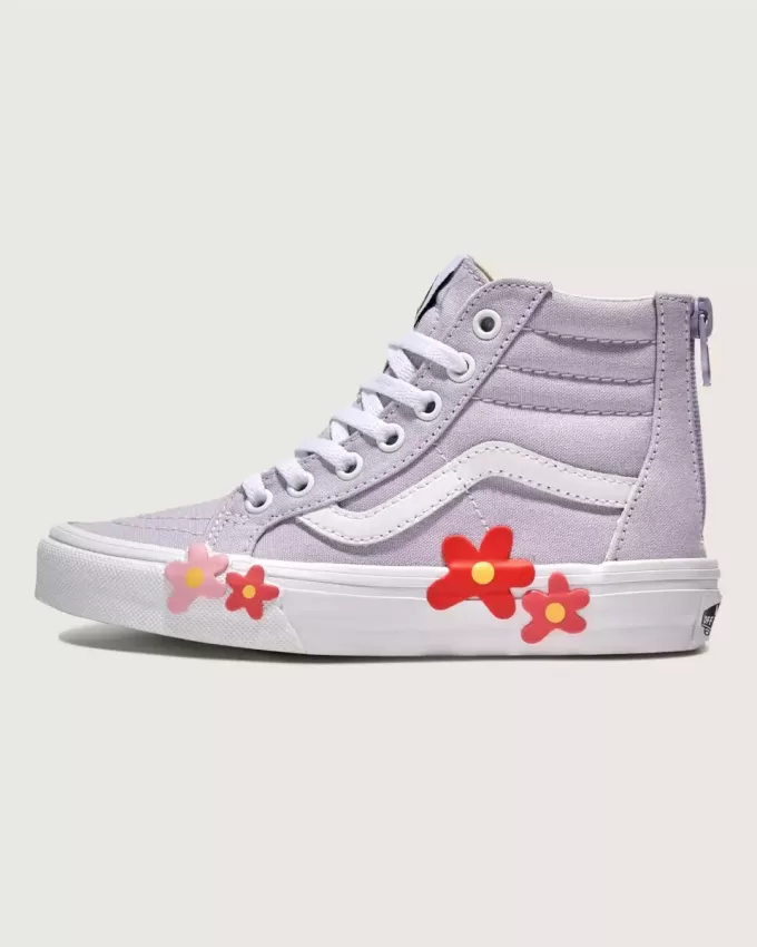 Sk8-Hi-Zip Flower Schuh für kleine Kinder Sk8-Hi-Zip Flower Schuh für kleine Kinder