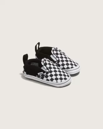 Slip-On V Checkerboard Krippenschuh für Kleinkinder