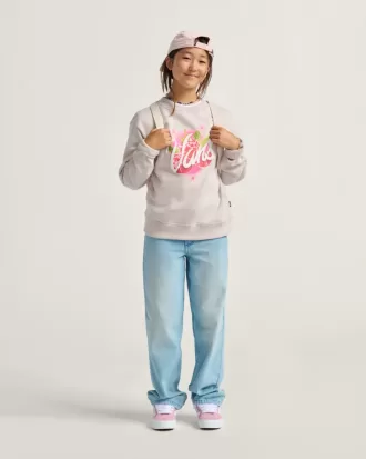 Sweatshirt mit Rundhalsausschnitt und Berry Pop-Print für Kinder