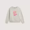 Sweatshirt mit Rundhalsausschnitt und Berry Pop-Print für Kinder