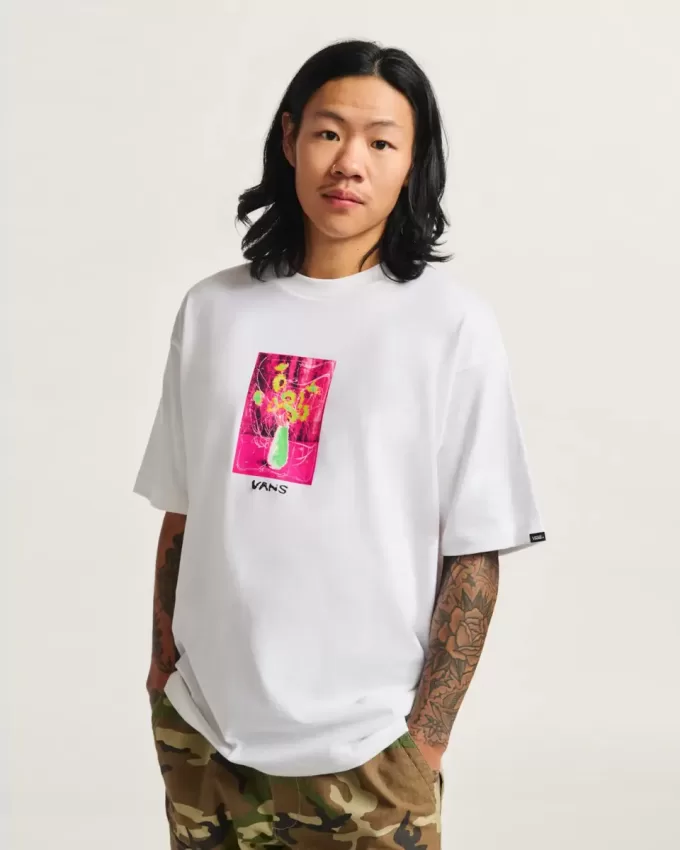 T-Shirt mit Blumendekor T-Shirt mit Blumendekor