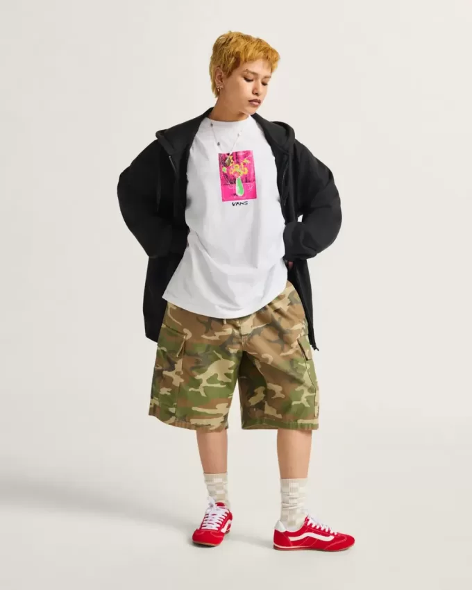 T-Shirt mit Blumendekor T-Shirt mit Blumendekor