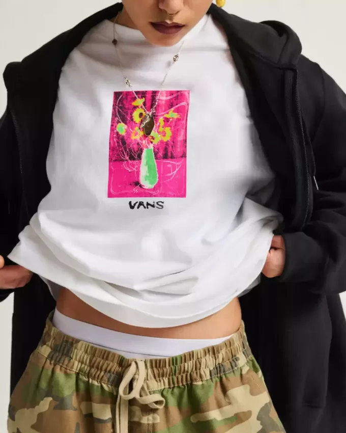 T-Shirt mit Blumendekor T-Shirt mit Blumendekor