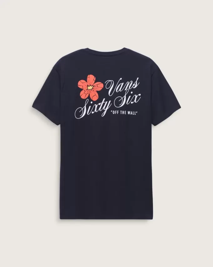 T-Shirt mit geknackter Blume T-Shirt mit geknackter Blume