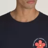 T-Shirt mit geknackter Blume T-Shirt mit geknackter Blume