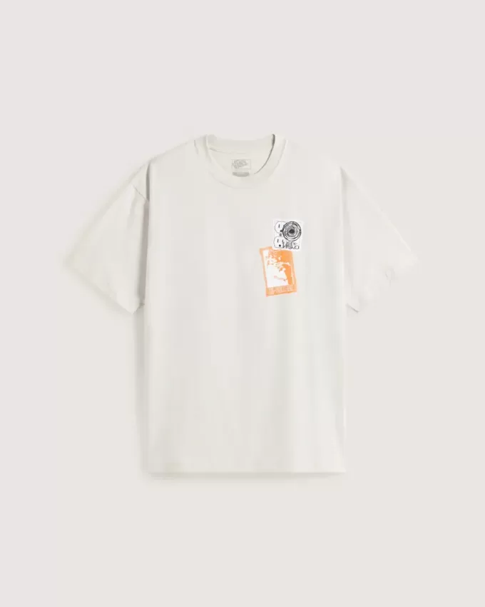 T-Shirt mit Punk-Patch T-Shirt mit Punk-Patch