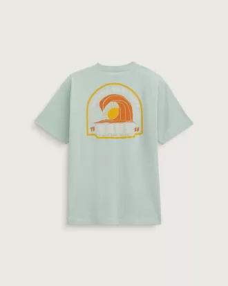 T-Shirt mit Wellen-Motiv
