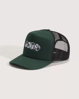 Trucker-Kappe mit gewürfeltem Logo