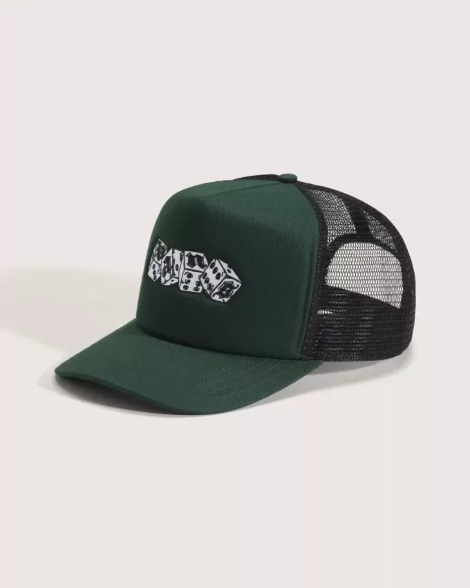 Trucker-Kappe mit gewürfeltem Logo Trucker-Kappe mit gewürfeltem Logo