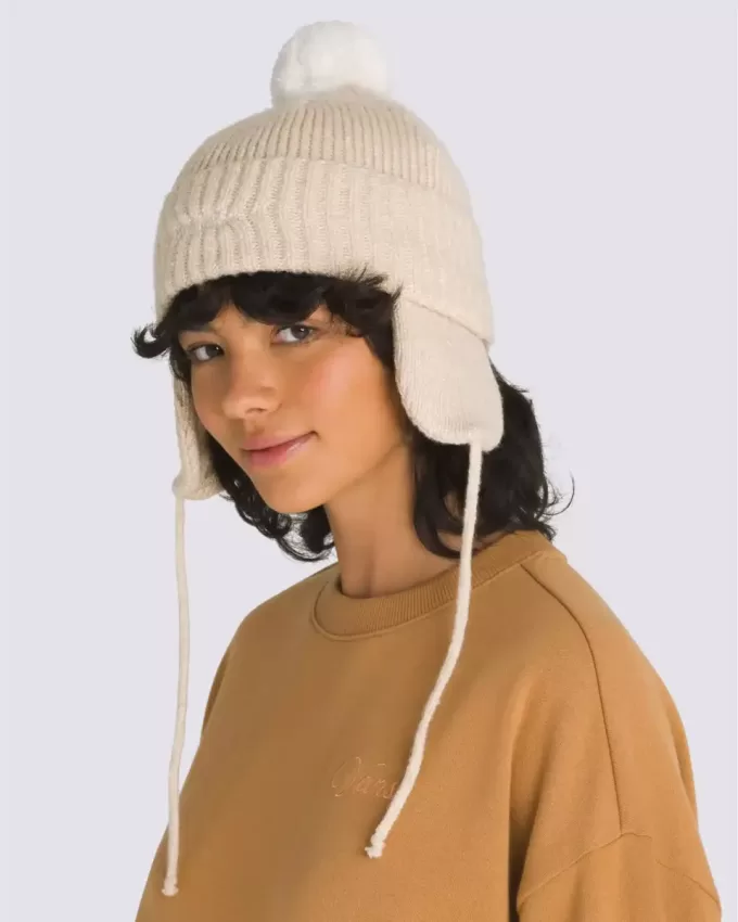 Vans 66 Beanie mit Ohrenklappen und Bommel