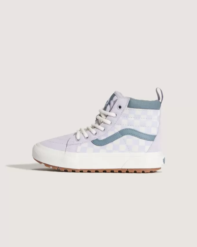 Wasserabweisender Sk8-Hi-Schuh mit Schachbrettmuster für kleine Kinder Wasserabweisender Sk8-Hi-Schuh mit Schachbrettmuster für kleine Kinder