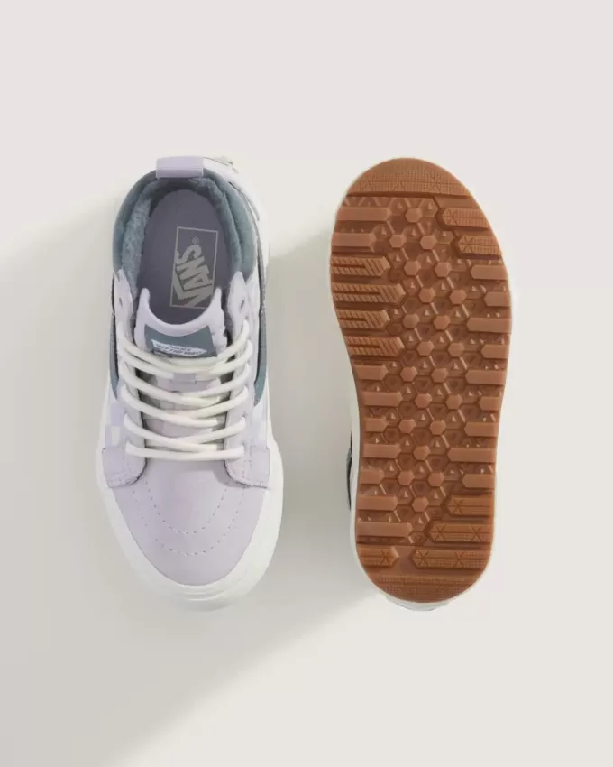 Wasserabweisender Sk8-Hi-Schuh mit Schachbrettmuster für kleine Kinder Wasserabweisender Sk8-Hi-Schuh mit Schachbrettmuster für kleine Kinder