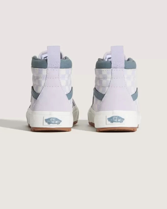 Wasserabweisender Sk8-Hi-Schuh mit Schachbrettmuster für kleine Kinder Wasserabweisender Sk8-Hi-Schuh mit Schachbrettmuster für kleine Kinder