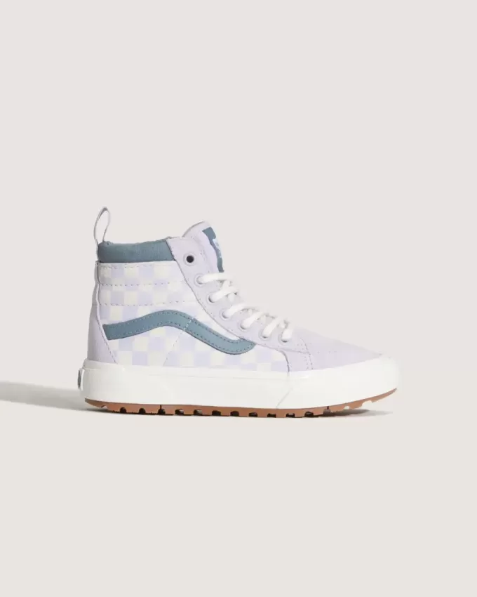 Wasserabweisender Sk8-Hi-Schuh mit Schachbrettmuster für kleine Kinder Wasserabweisender Sk8-Hi-Schuh mit Schachbrettmuster für kleine Kinder