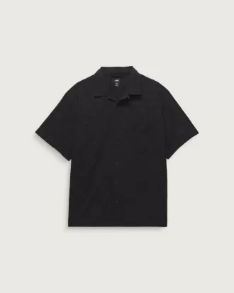 Wayside – Gewebtes Hemd mit Ösen