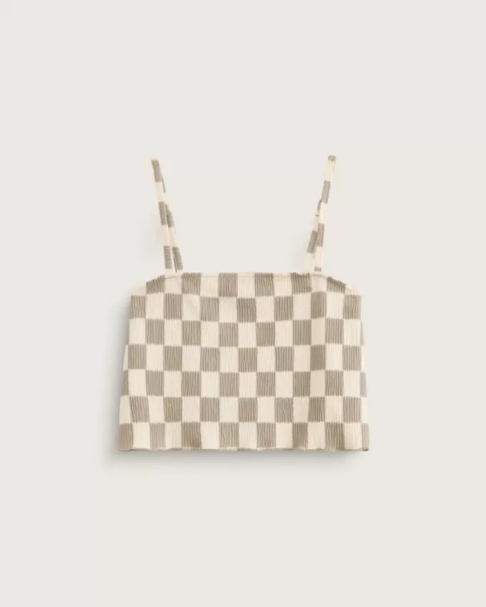 Wren – Camisole-Oberteil mit Schachbrettmuster Wren – Camisole-Oberteil mit Schachbrettmuster