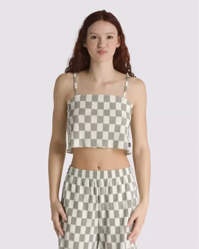 Wren – Camisole-Oberteil mit Schachbrettmuster Wren – Camisole-Oberteil mit Schachbrettmuster