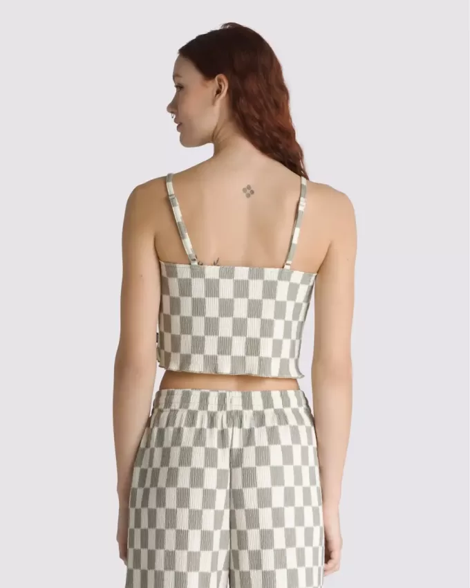 Wren – Camisole-Oberteil mit Schachbrettmuster Wren – Camisole-Oberteil mit Schachbrettmuster