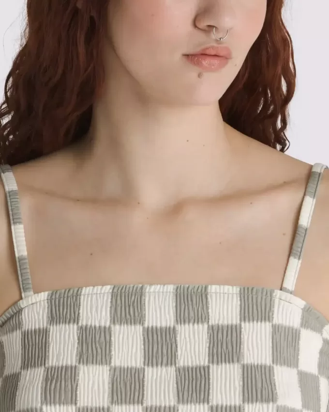Wren – Camisole-Oberteil mit Schachbrettmuster Wren – Camisole-Oberteil mit Schachbrettmuster